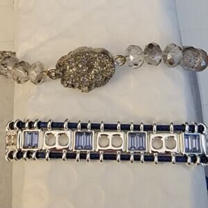 Two Bomb Party Bracelets, One Druzy and One Single Bracelet (stack not included)